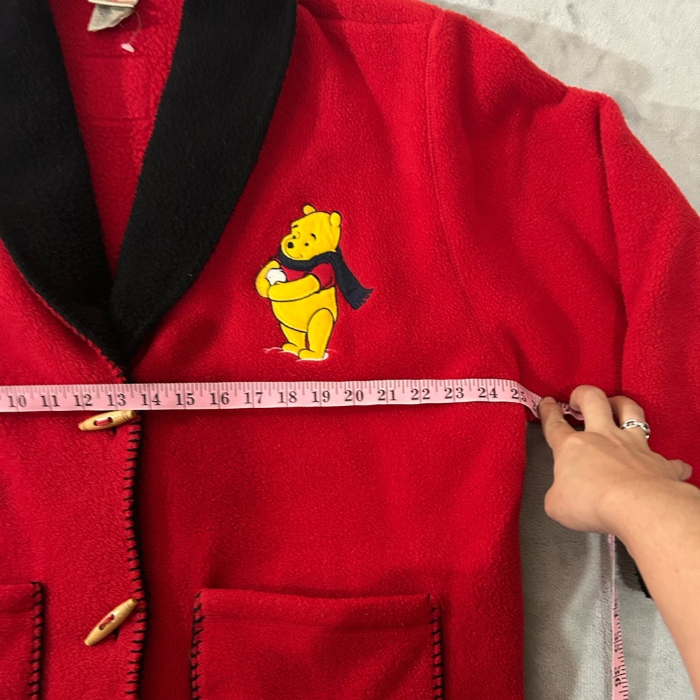 Vintage Disney Pooh & tiger fleece toggle button jacket - Picture 8 of 12